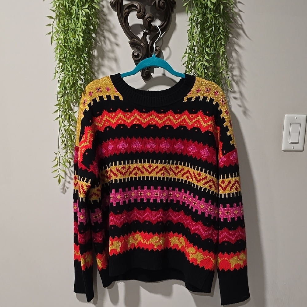Colorful Patterned Sweater